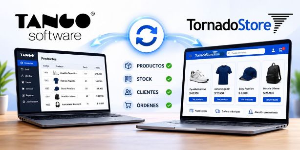TornadoStore eCommerce integrado con Tango Software / Tango Gestión