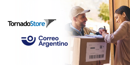 TornadoStore integrado con Correo Argentino