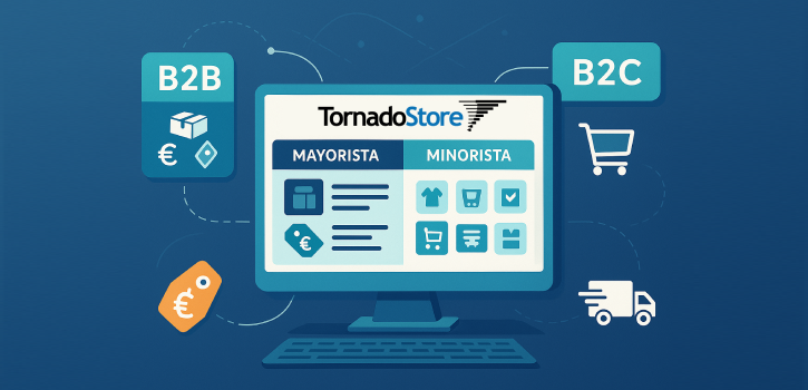 eCommerce mayorista y minorista en un mismo sitio | TornadoStore