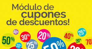 Nuevo Módulo de Cupón de Descuentos!