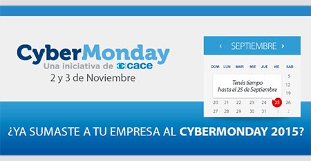 ¿Ya sumaste tu empresa al CyberMonday 2015? 