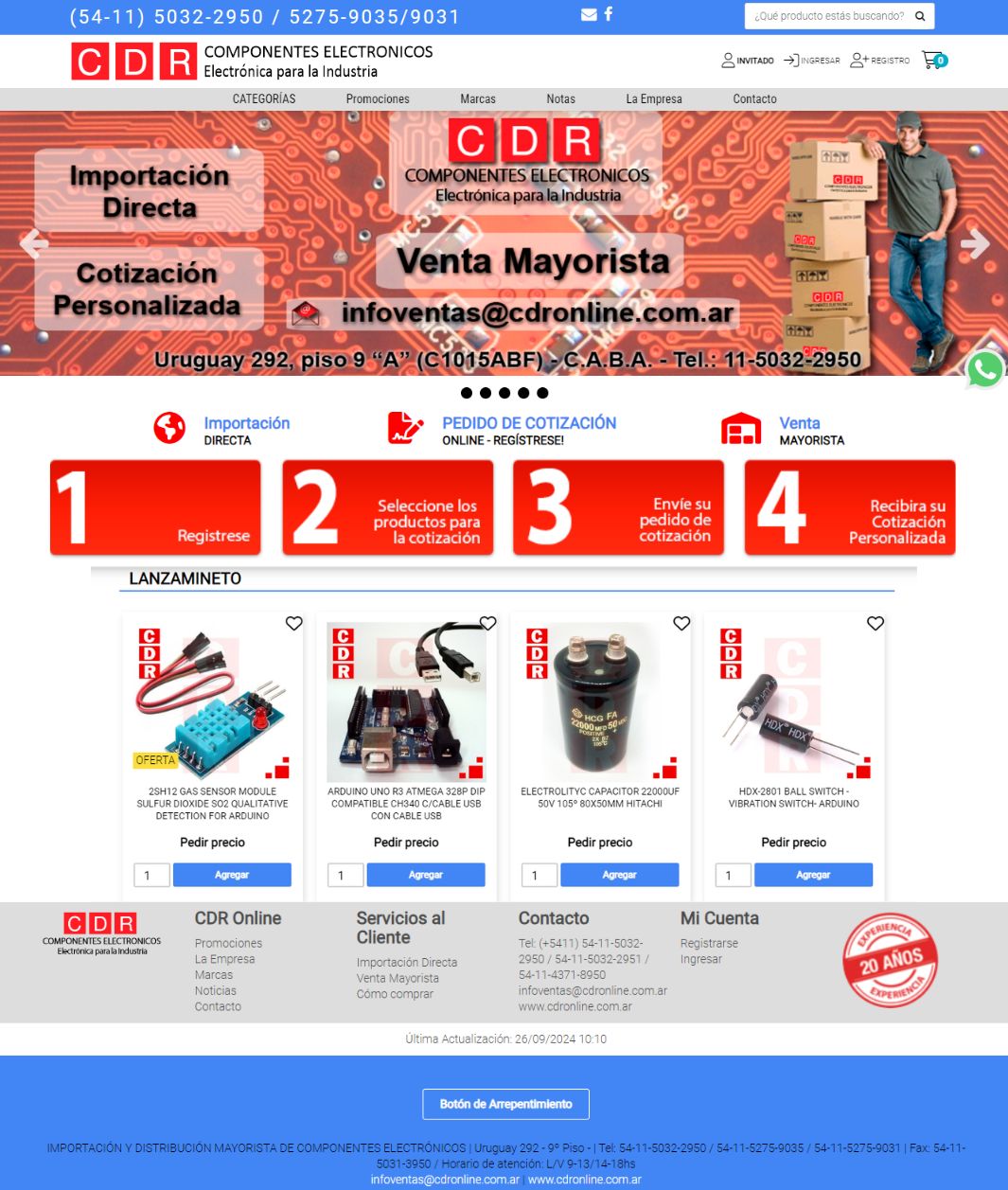 CDR Componentes Electrónicos