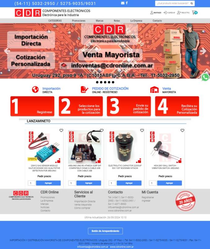 CDR Componentes Electrónicos 