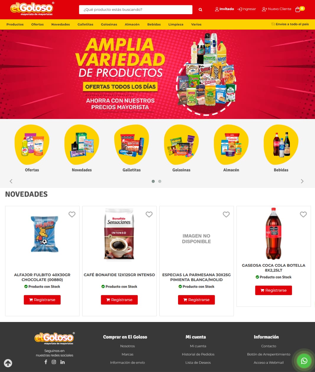 Proyecto Gestor de Pedidos Mayorista El Goloso
