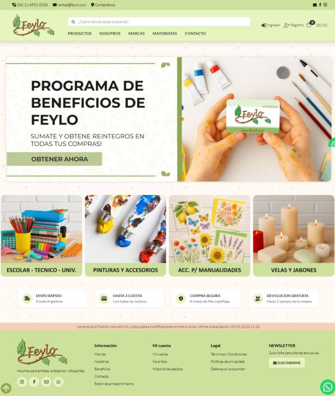 Proyecto Tienda eCommerce Minorista Feylo