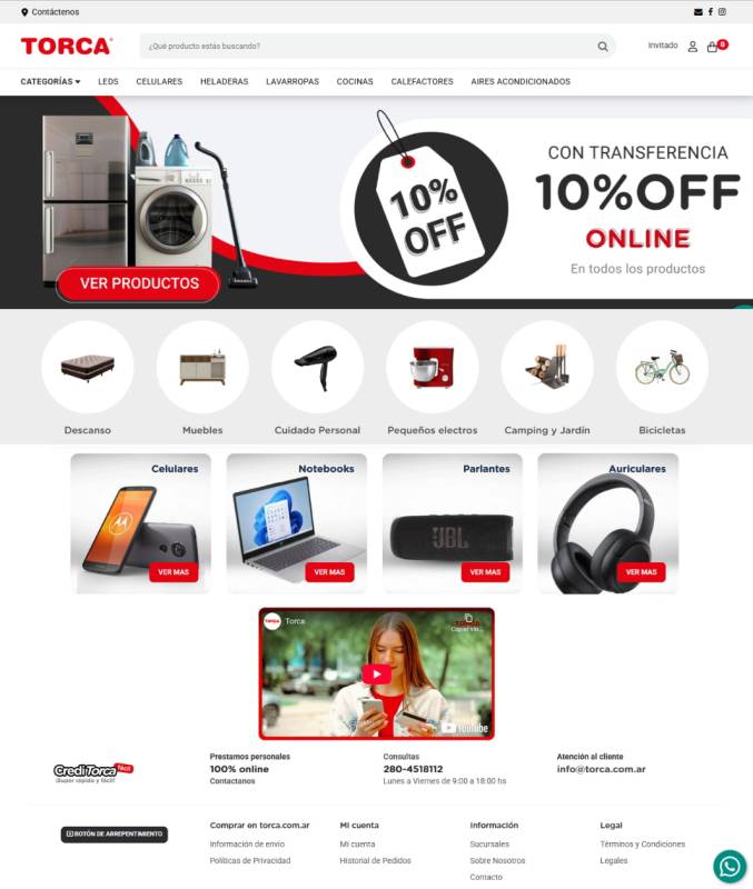Rediseño eCommerce - Torca - Artículos para el hogar
