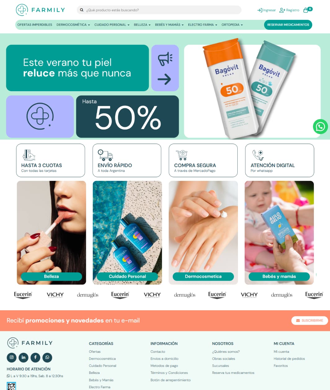 Proyecto Tienda Online Minorista Farmacias Farmily
