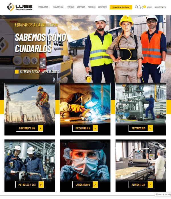 Lube - eCommerce B2B